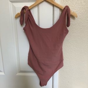 Lulus Bodysuit with Tie Straps